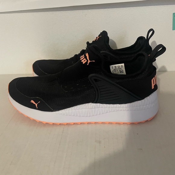 Puma Black and Orange Sneakers - Picture 1 of 7
